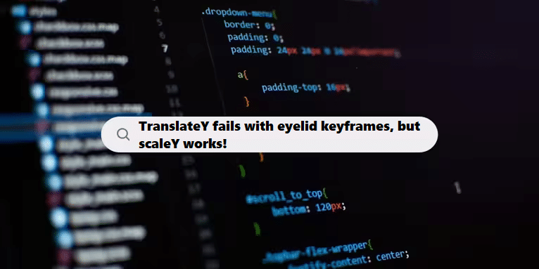 CSS animations scaleX, scaleY, and transform yield issues coding filters