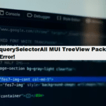 querySelectorAll MUI tree error in ReactJS coding filters