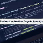 How to Redirect to Another Page in React.js coding filters